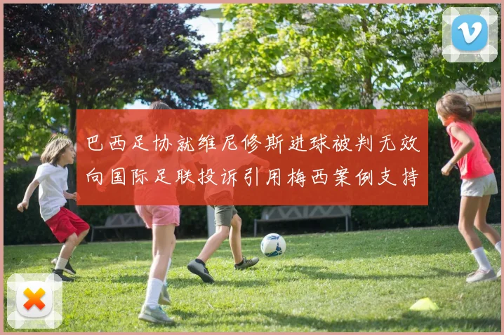 巴西足协就维尼修斯进球被判无效向国际足联投诉引用梅西案例支持